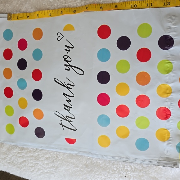 SELLER Supplies 10 Polymailers, 100 Thank You Stickers, 5 TY Cards, 10 Pouches - Picture 4 of 11